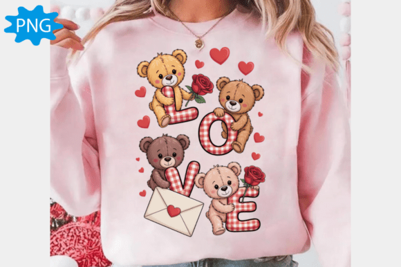 Download Teddy Bear LOVE Valentine PNG, Bear Love - Premium Bundle