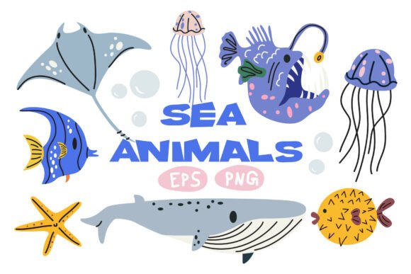 Download Marine Life Sea Animals and Fish Clipart - Fish clipart Collection