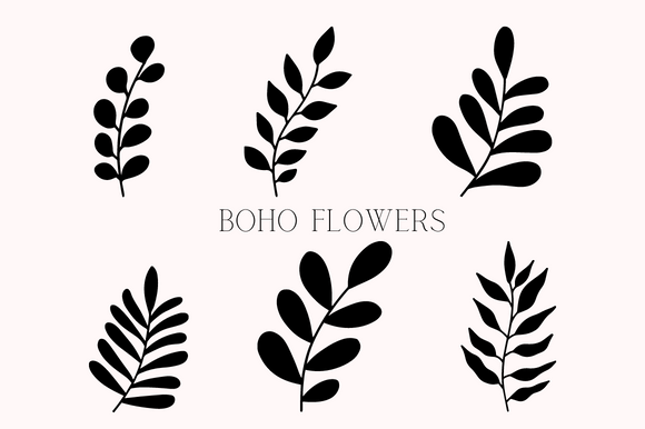 Download Boho Abstract Botanical Leaves Flower - Botanical Collection