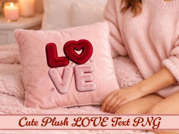 Download Plush LOVE Valentine PNG Design - Premium Resources
