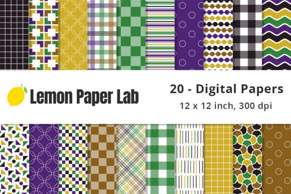 Download Purple, Green and Yellow Geometric Paper - Yellow Collection
