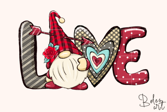 Download Gnome Love Valentine PNG Sublimation - Love valentine png Collection
