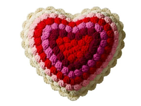 Download Faux Yarn Crochet Love Valentine PNG. - Premium Resources