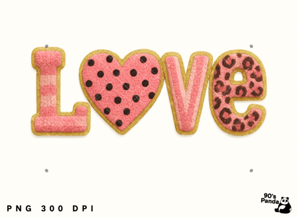 Download Glitter Crochet Yarn Love Valentine Png - Premium Bundle