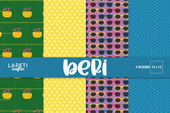 Download Summer Digital Scrapbooking Paper - Digital scrapbooking paper Collection